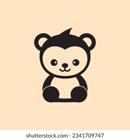 Teddy bear Icon logo design