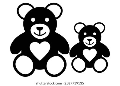 Teddy Bear Icon symbol vector, bear toy icon vector illustration.  Icon for birthday or another special day. vector illustration. 