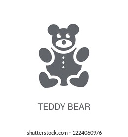 Teddy bear icon. Trendy Teddy bear logo concept on white background from Birthday party and wedding collection. Suitable for use on web apps, mobile apps and print media.