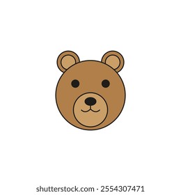 Teddy bear icon vector. Baby bear illustration sign. Toy bear symbol or logo.