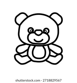 Teddy bear icon vector design templates simple and modern