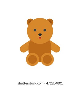 teddy bear icon. vector illustration