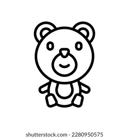 teddy bear icon for your website design, logo, app, UI.
