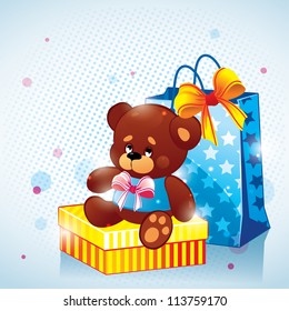 Teddy bear illustration