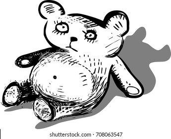 Teddy bear illustration