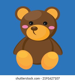 Teddy bear, illustration, vector, cartoon