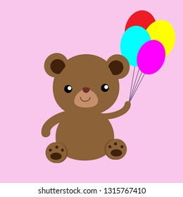 Teddy bear line icon.