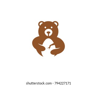 Teddy bear logo