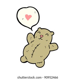teddy bear with love heart