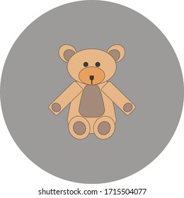 teddy bear on white background
