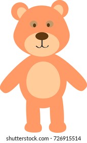 Teddy bear on white background 