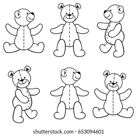 16,081 Teddy bear line drawing Images, Stock Photos & Vectors ...