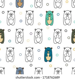 Diseño de impresión de patrones sin fisuras. Diseño de ilustración vectorial para telas de moda, gráficos textiles, impresiones y patrones de fondo.