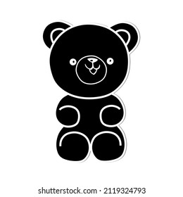 7,456 Bear sitting silhouette Images, Stock Photos & Vectors | Shutterstock