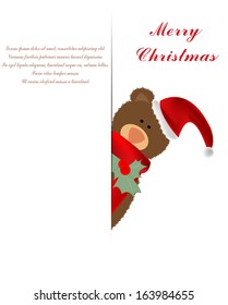Teddy bear with space for your text