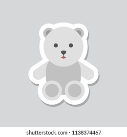 teddy bear sticker icon