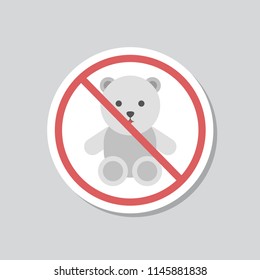 teddy bear sticker icon