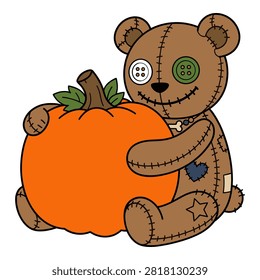 Teddy bear  stitches