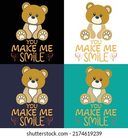 Teddy Bear T Shirt Design