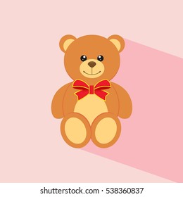 teddy bear with tie.