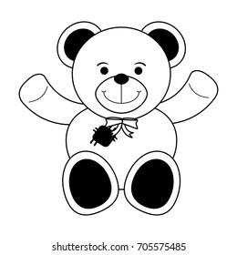 teddy bear toy icon image 