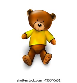 teddy bear, toy, plush, gift, icon, vector