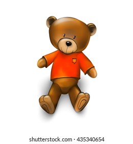 teddy bear, toy, plush, gift, icon, vector