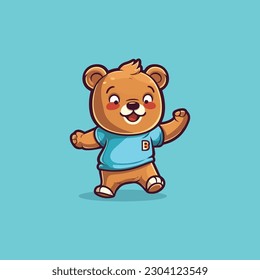 teddy bear toy vector isolated cartoon icon