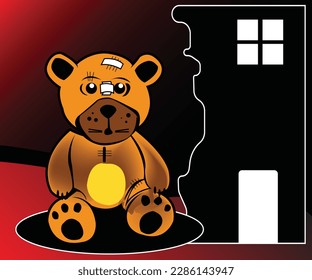 A teddy bear is a type of toy that looks like a bear.