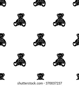 Teddy bear - Valentine's Day vector icon