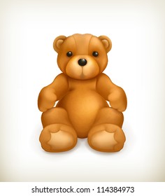Teddy bear, vector
