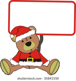 teddy bear in vector format