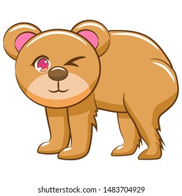 teddy bear vector graphic clipart design