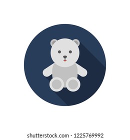 teddy bear vector icon