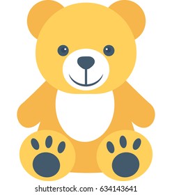 Teddy Bear Vector Icon