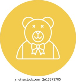 Teddy bear vector icon. Can be used for printing, mobile and web applications.