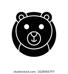 Icono de Vector de oso de peluche ilustración de stock