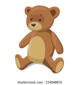 Similar Images, Stock Photos & Vectors of Cute teddy bear isolated on