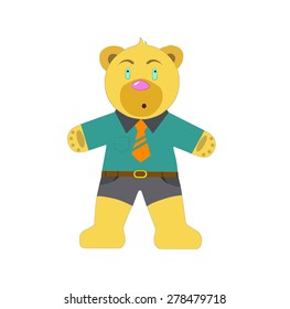 teddy bear. Vector Illustration