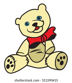 Teddy bear  vector illustration