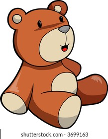 Teddy Bear Vector Illustration