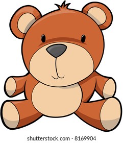 Teddy Bear Vector Illustration