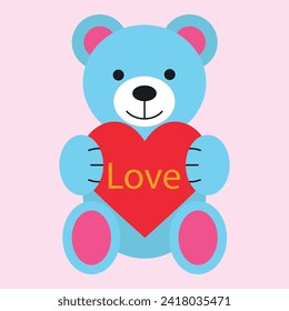 Teddy bear vector illustration cartoon icon