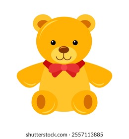 Teddy Bear Vector Illustration. Whimsical Designs for Playful Spaces.