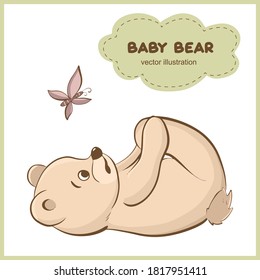 
teddy bear vector kids toys different angles cards for kids kids background