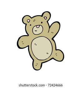 caricatura de osito de peluche