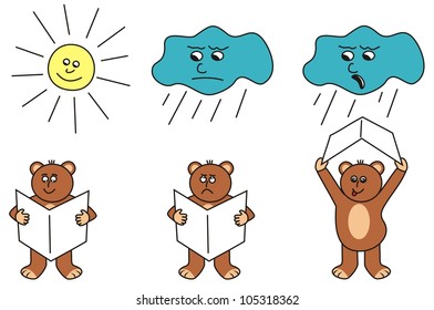 teddy bear and weather