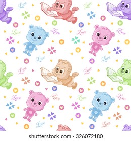 Teddy bears seamless