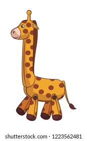 Teddy giraffe cartoon