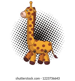 Teddy giraffe cartoon
